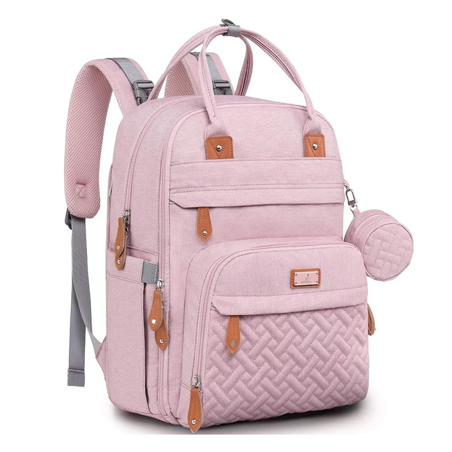 Babbleroo Multifunktions-Babyrucksack mit groem Fassungsvermgen Wickelunter
