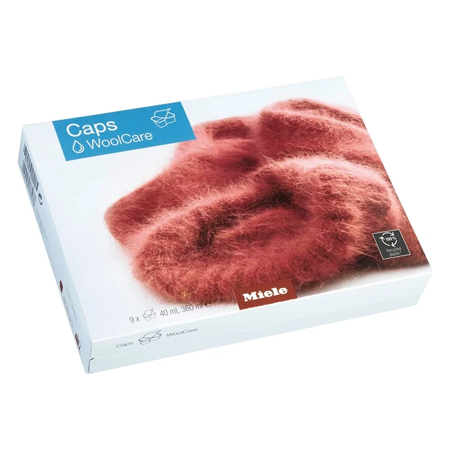 Miele Woolcare Caps - Detersivo Lavatrice in Capsule per Capi Delicati e in Lana