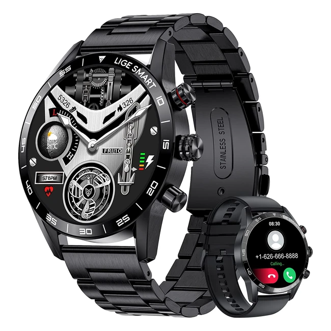 Reloj Inteligente Lige ST2 con Llamadas y Asistente de Voz - Monitorea tu Salud y Actividad Física