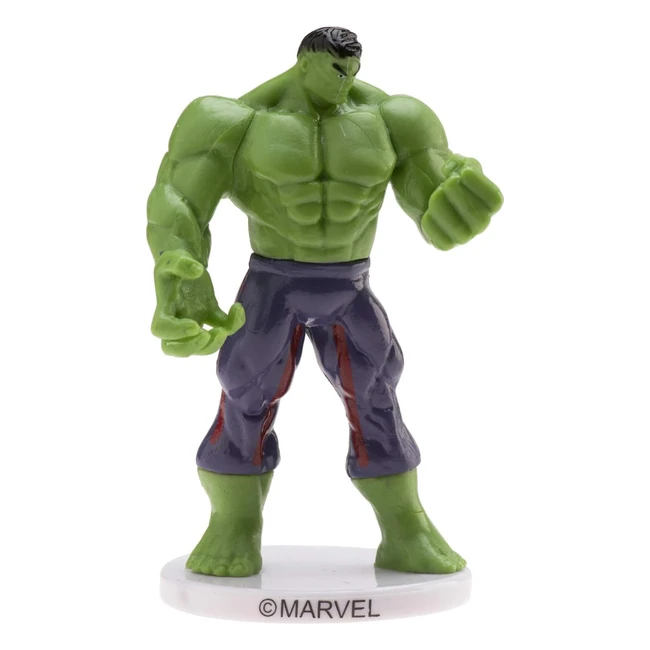 Figurine de gteau danniversaire Hulk pour enfants Dekora 9cm
