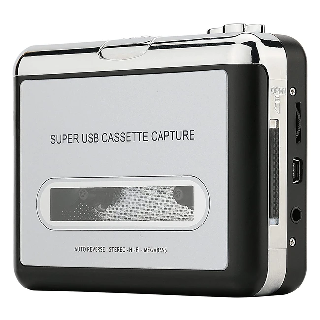 Reshow Kassettenrekorder tragbarer MP3-Audio-Musik-Recorder ber USB kompatibel