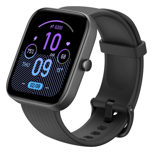 Reloj inteligente Amazfit Bip 3 Pro con monitor de frecuencia cardíaca, pantalla a color de 169, 60 modos deportivos y batería de 14 días
