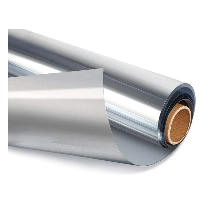 Film de protection solaire pour fenêtre Cinbee - 75x200cm - Anti-UV, isolation thermique, autocollant argent