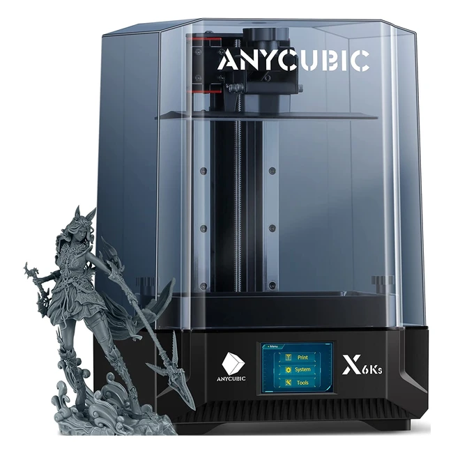 Imprimante 3D AnyCubic Photon Mono X 6KS - Écran LCD Monochrome 6K de 91 pouces - Volume d'impression de 195x122x200mm