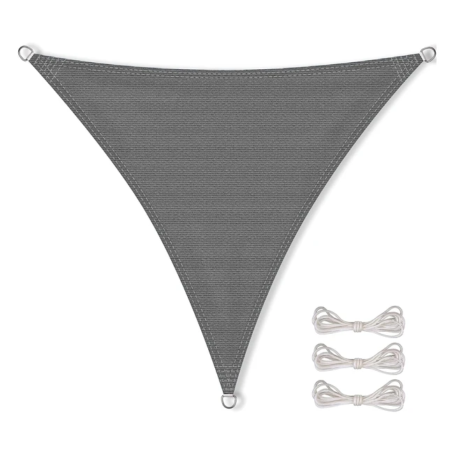 Celinasun HDPE Sonnensegel 3x3x3m - wetterfest, atmungsaktiv und reißfest