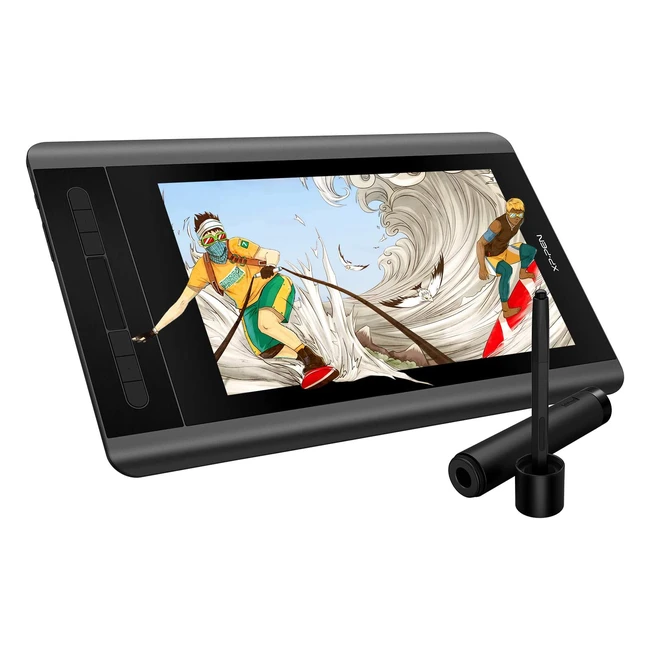Tablette Graphique XP-Pen Artist 12 avec Écran 11,6 Pouces, Stylet Passif 8192 Niveaux, 6 Raccourcis et Barre Tactile - Compatible avec Windows et Mac