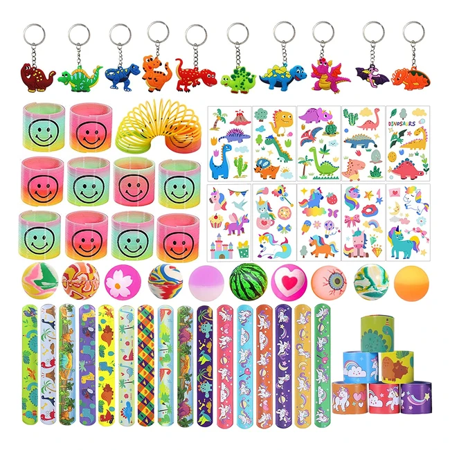 Jatidne Party Bag Fillers for Kids - Unisex Toys Assortment with Lucky Dip Prize