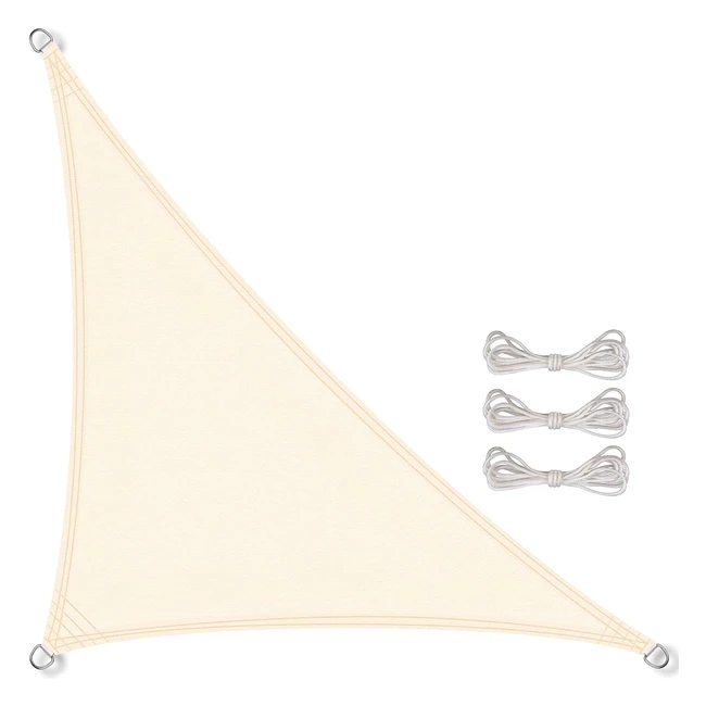Celinasun Sonnensegel PES Polyester wasserabweisend Dreieck 90° robust und stabil