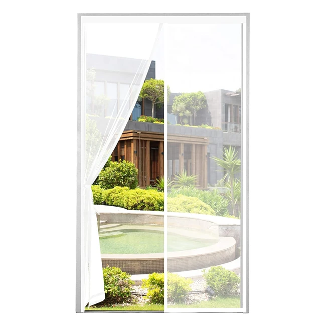 Magnetische Fliegengitter Tür - Verbesserte Version 2021 - Einfache Installation - 80x200cm