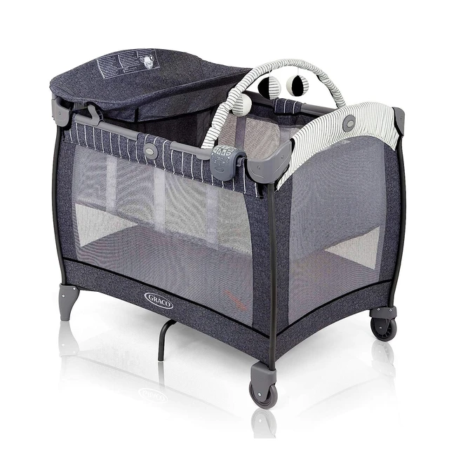 Graco Contour Electra 9D899SMEEU Reisebett mit integrierter Wickelkommode Musik