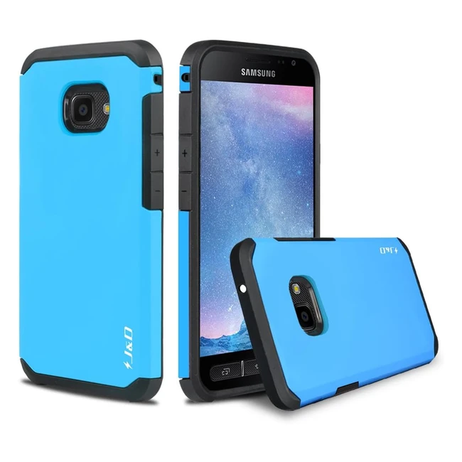 Custodia protettiva ibrida antiurto per Samsung Galaxy XCover 4 e 4S - Blu