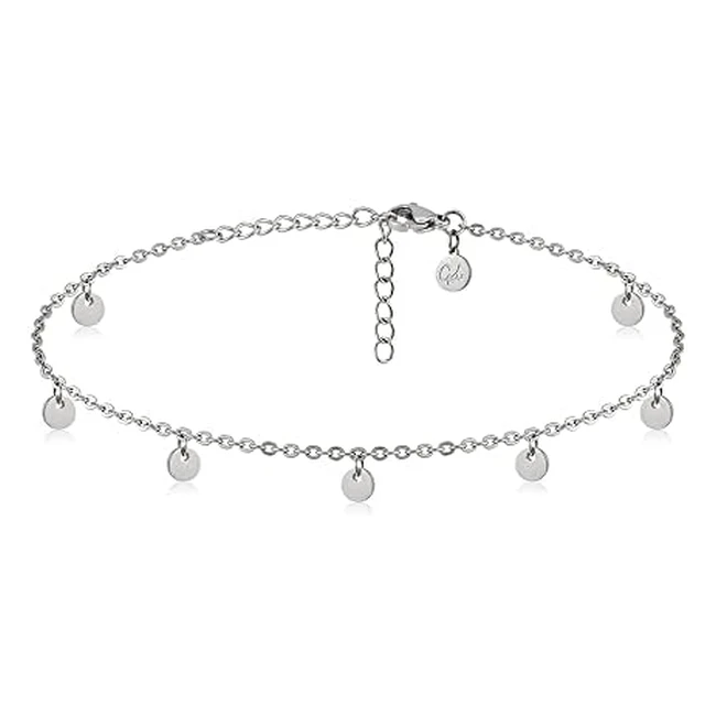 Gooddesigns Damen Fukettchen mit runden Anhngern - Boho Schmuck