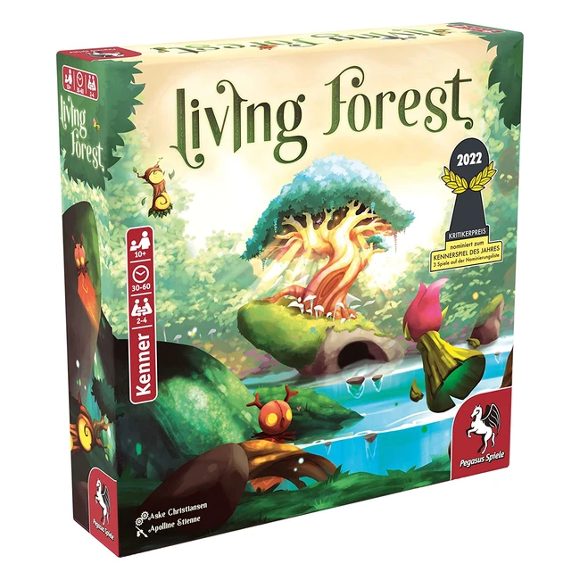 Pegasus Spiele 51234G Living Forest - Das Familienspiel mit Naturerlebnis und Abenteuer