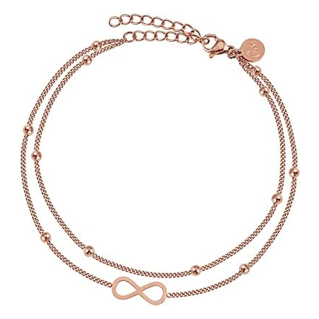 Wasserfeste Infinity-Fukette fr Damen - GD GoodDesigns EST 2015 - 18K Gold 