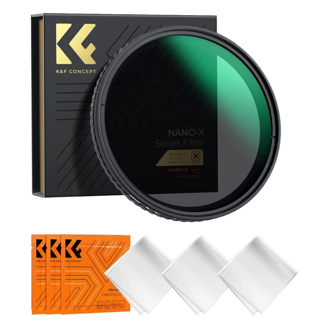 KF Concept 82mm Variable ND Filter - Ultra Slim Waterproof Nanotec Coating No