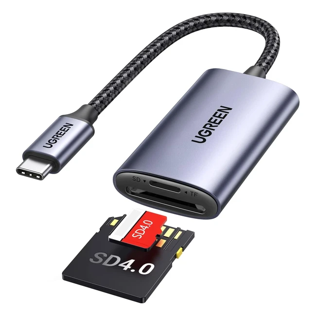 UGREEN USB C Kartenleser SD 40  Aluminium 2-in-1 Micro SD Adapter OTG  Kompat