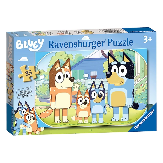 Puzzle Ravensburger Bluey 35 pièces pour enfants dès 3 ans - Marque de qualité supérieure