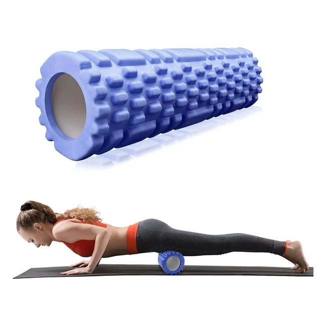 Rouleau de massage Dewanxin en mousse pour Crossfit, Pilates, Trigger Point, Physiothérapie - 30x8cm