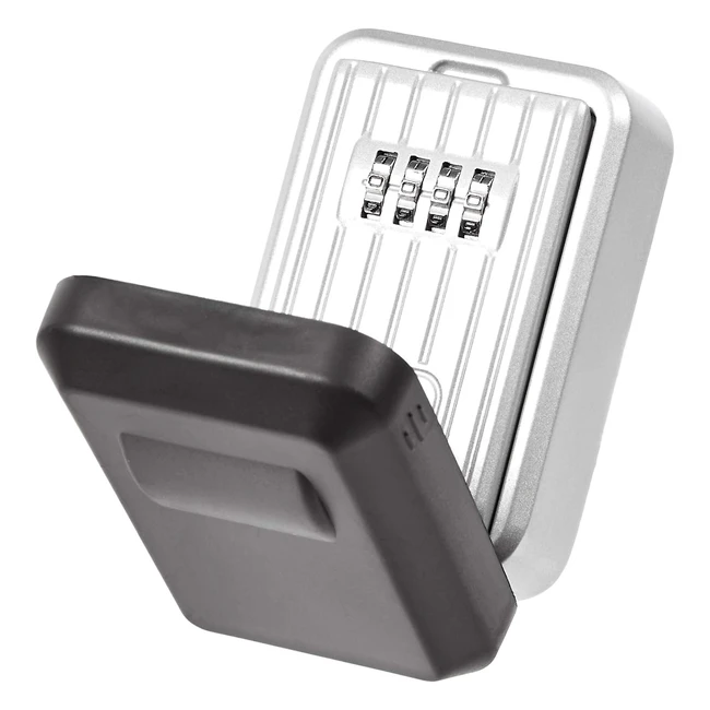 Amazon Basics Schlüsselkasten mit Zahlenschloss, wasserdichter Abdeckung und Platz für 8 Schlüssel