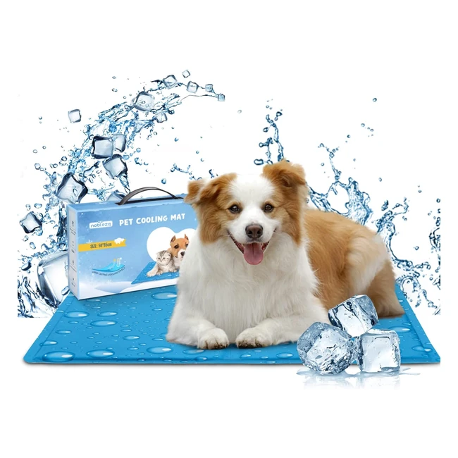Alfombrilla Refrescante Nobleza para Perros y Gatos - Gel Activado por Presión - No Tóxico - 50x65cm