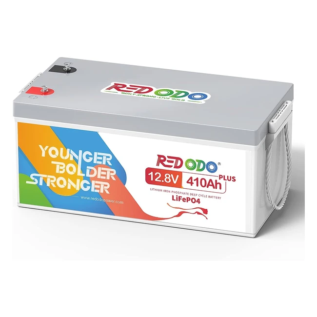 Batterie Lithium Redodo 12V 410Ah Lifepo4 avec BMS 250A - Puissance maximale 3200W