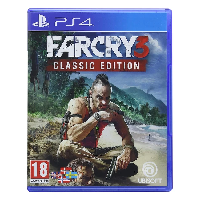 Far Cry 3 Classic Edition PS4 - Jouez avec Vaas Montenegro et explorez une île paradisiaque