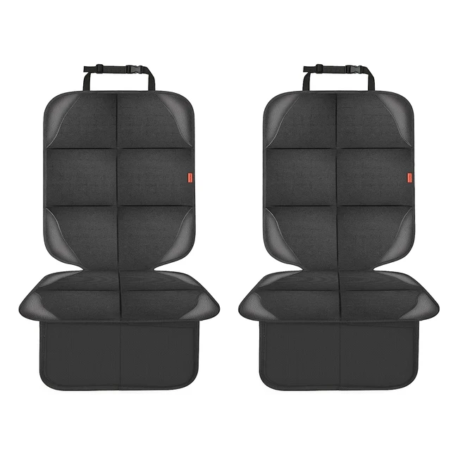 Vanlontd Car Seat Protector - 2 Pack Non-Slip Seat Covers with Pockets for SUV S