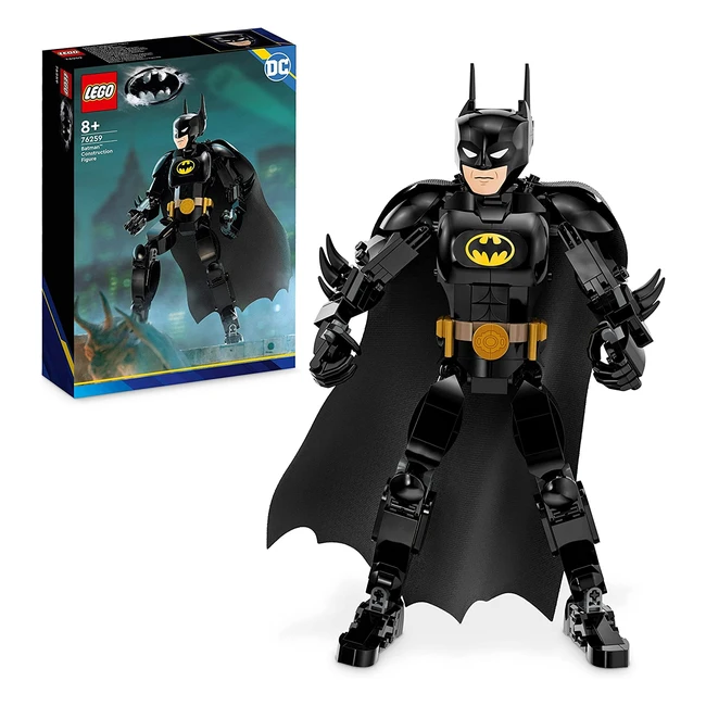 Lego 76259 DC Batman Figur - Superheld aus dem Film von 1989 - Sammlerstück mit Umhang - Spielzeug für Kinder ab 8 Jahren