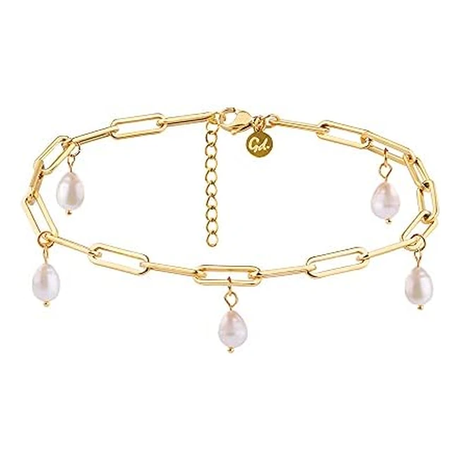 Wasserdichte Perlenkette von gd gooddesigns - Echtes Swasserperlen-Armband f