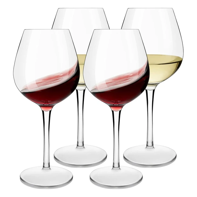Lot de 4 verres à vin rouge en Tritanplastique incassable Michley 500ml
