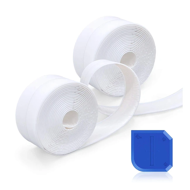 Nastro Sigillante Impermeabile per Vasca da Bagno e Doccia - Resistente alla Muf