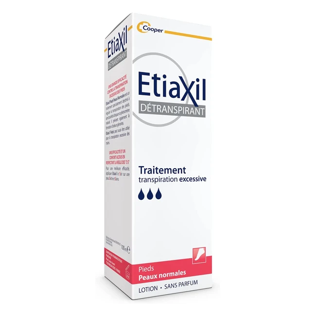 Etiaxil - Tratamiento Antitranspirante para Pies Normales - 100 ml