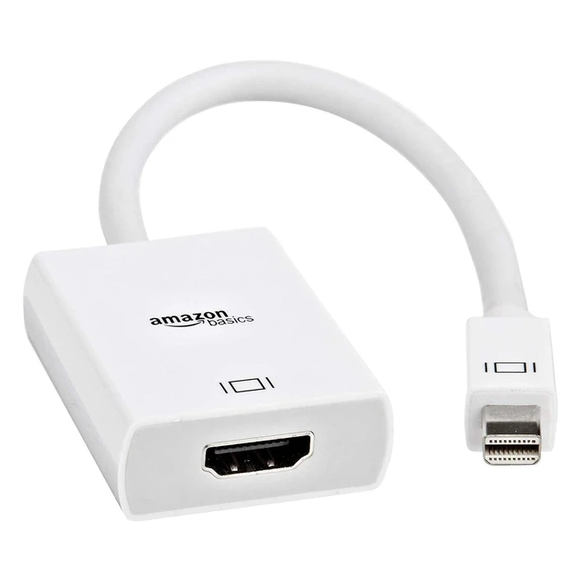 Amazon Basics MiniDisplayPort auf HDMI Adapter - Untersttzt 1920x1200 Auflsu