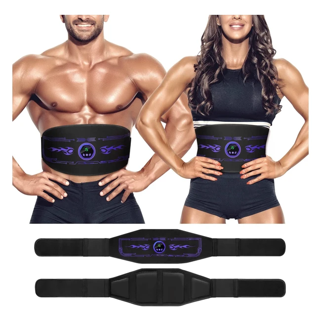 EMS Abs Toner Belt for Men and Women - Toned Abs Made Easy