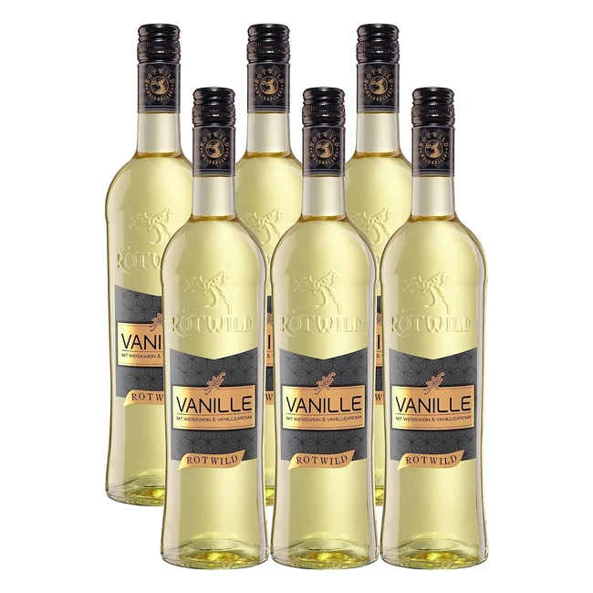 Rotwild Vanille Wein 6 x 0,75l - Aromatischer Genuss aus Deutschland