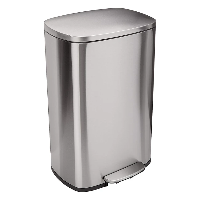 Stainless Steel Pedal Bin 50L - Amazon Basics Licensing C10074FM50L
