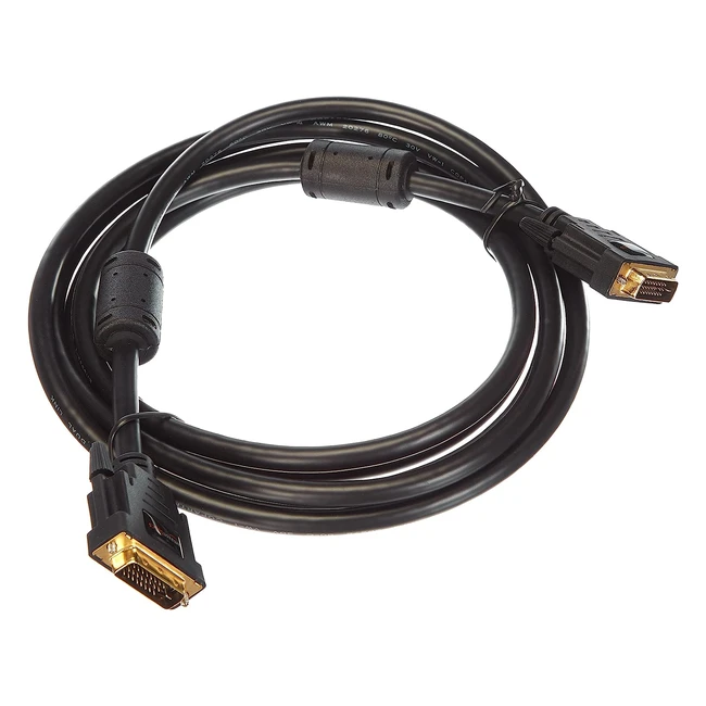 AmazonBasics DVI-Kabel 3m - Hochwertiges DVI-D Kabel fr gestochen scharfe Bild