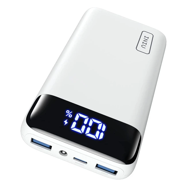 INIU Powerbank 20000mAh mit Dual 3A Ausgängen und USB-C Eingang