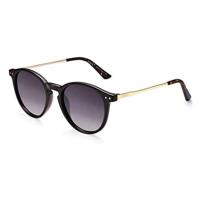 Avaway Retro Vintage Round Sunglasses for Women - Polarised UV Protection Eyewea