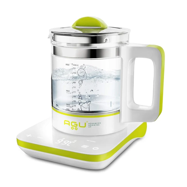 AGU Bubbly Digital 6in1 Flaschenwärmer & Babykostbereiter - BPA-frei