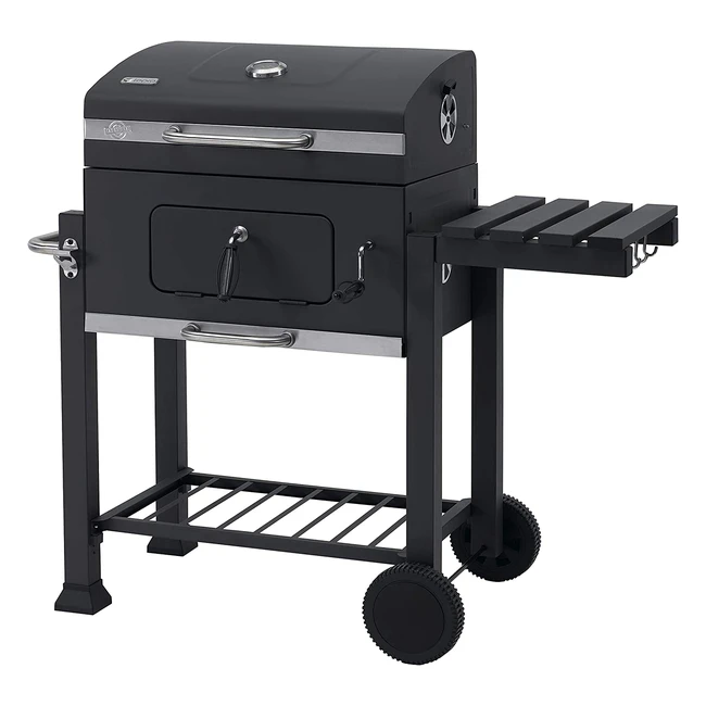 Tepro Holzkohlegrill Toronto Click - Grillflche 56x415cm verstellbarer Grill