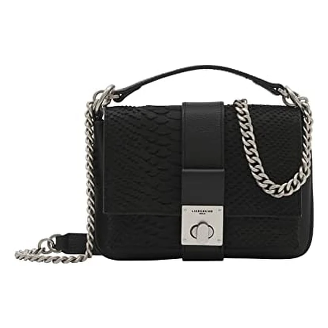 Liebeskind Berlin Damen Crossbody Schultertasche XS - Durchmesser H x B x T: 13,6 cm x 19,5 cm x 3 cm - Echtes Leder - Verstellbarer Trageriemen