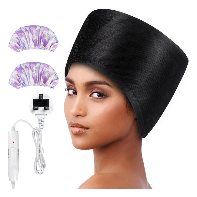 TotoFac Electric Hair Care Hat - 2 Mode Temperature Control - Home Hair Spa Trea