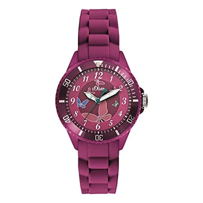 Montre Soliver Fille SO2595PQ en Silicone - Qualité Japonaise