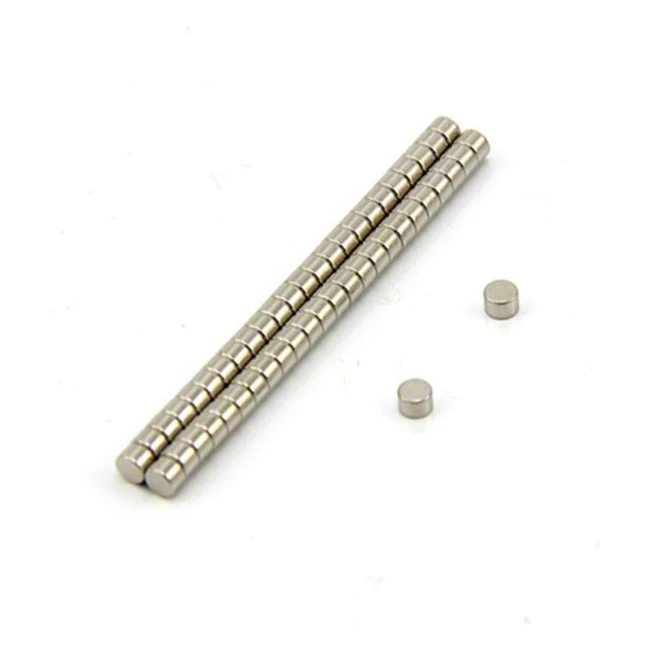 Paquete de 50 imanes de neodimio N42 de 3mm x 2mm para manualidades y bricolaje