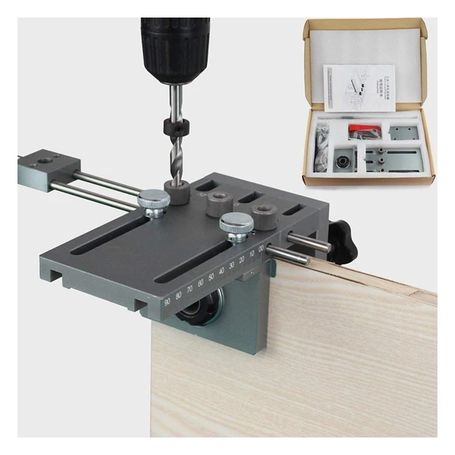 Guide de perçage Hukoer 6810 15mm autocentré sur bois de précision