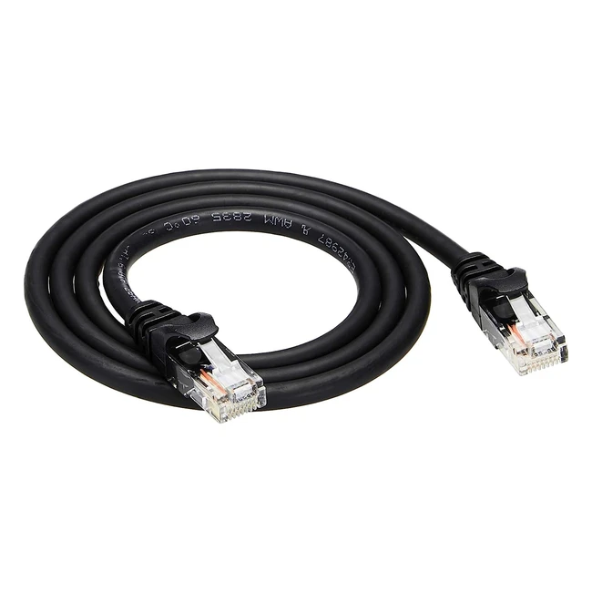 Amazon Basics Cat6 Ethernet Kabel kink-resistent 91 cm 5er-Pack schwarz - Hi
