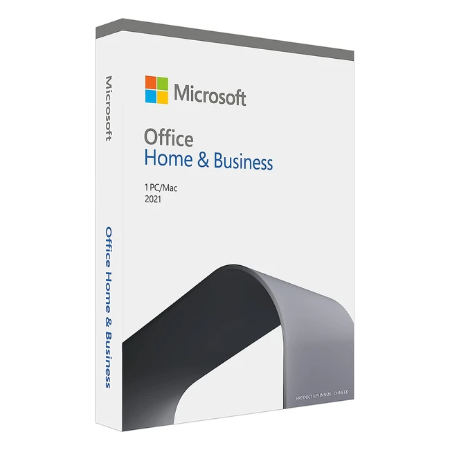 Microsoft Office 2021 Home & Business - Multilingual - 1 PC - Windows 10/11 & Mac - Dauerlizenz - Box - Produktivitätstools für Zuhause und Büro