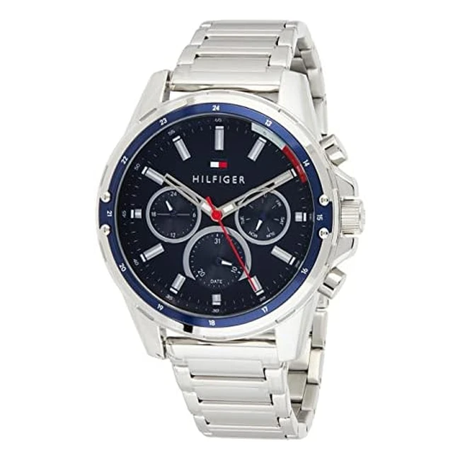 Reloj Tommy Hilfiger Multifunción para Hombre - Acero Inoxidable Plateado 1791788