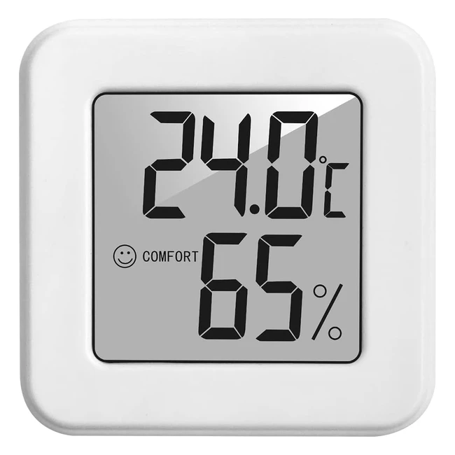 Mini igrometro termometro digitale Pitasha per monitorare la temperatura e l'umidità interna